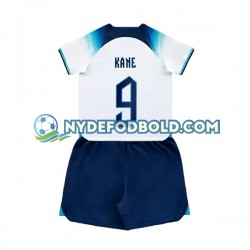 Hjemmebane Trøje England Kane 9 World Cup 2022 K/Æ Børn(+Shorts)