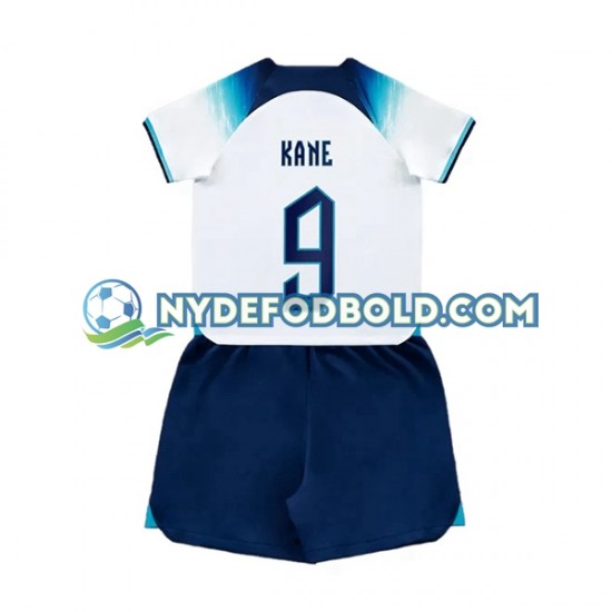 Hjemmebane Trøje England Kane 9 World Cup 2022 K/Æ Børn(+Shorts)