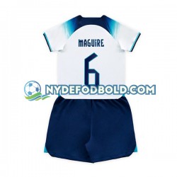 Hjemmebane Trøje England Maguire 6 World Cup 2022 K/Æ Børn(+Shorts)