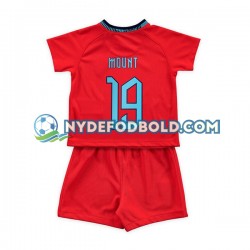 Udebane Trøje England Mount 19 World Cup 2022 K/Æ Børn(+Shorts)