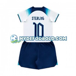 Hjemmebane Trøje England Sterling 10 World Cup 2022 K/Æ Børn(+Shorts)