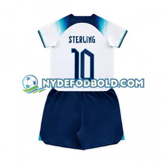 Hjemmebane Trøje England Sterling 10 World Cup 2022 K/Æ Børn(+Shorts)