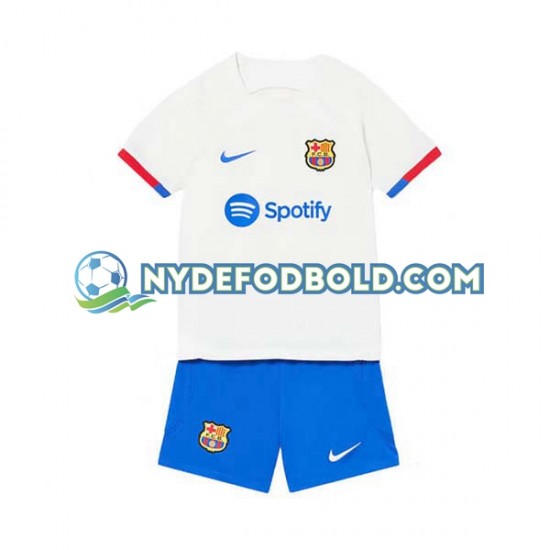 Udebane Trøje FC Barcelona 2023-2024 K/Æ Børn(+Shorts)