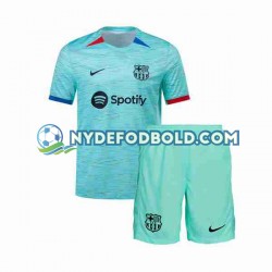 3. Valg Trøje FC Barcelona 2023-2024 K/Æ Børn(+Shorts)