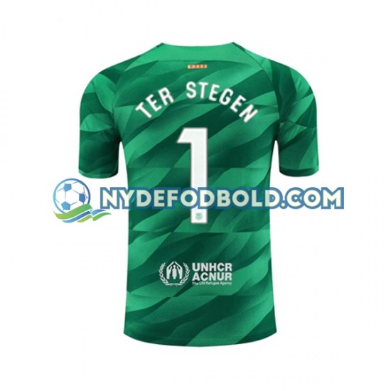 Hjemmebane Trøje FC Barcelona Målmand Ter Stegen 1 2023-2024 K/Æ Mænd