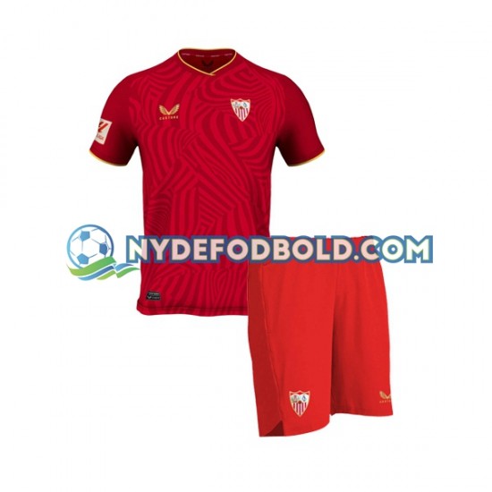 Udebane Trøje Sevilla FC 2023-2024 K/Æ Børn(+Shorts)