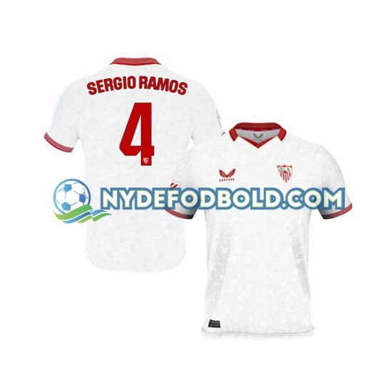 Hjemmebane Trøje Sevilla FC Sergio Ramos 4 2023-2024 K/Æ Mænd