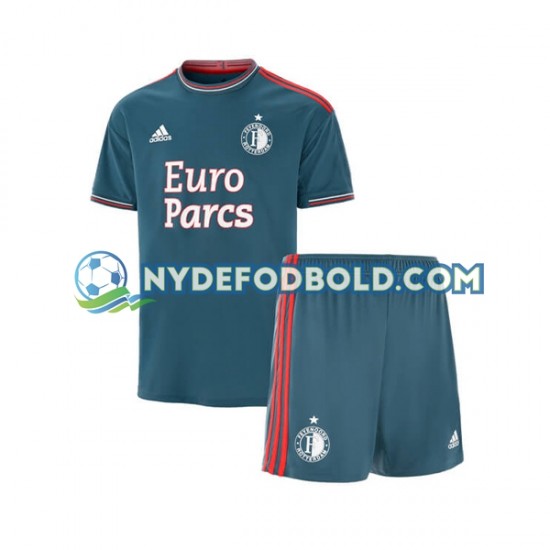 Udebane Trøje Feyenoord Rotterdam 2022-2023 K/Æ Børn(+Shorts)
