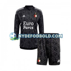 4. Valg Trøje Feyenoord Rotterdam Målmand 2022-2023 L/Æ Børn(+Shorts)