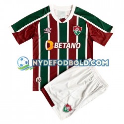 Hjemmebane Trøje Fluminense 2022-2023 K/Æ Børn(+Shorts)