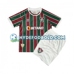Hjemmebane Trøje Fluminense 2023-2024 K/Æ Børn(+Shorts)