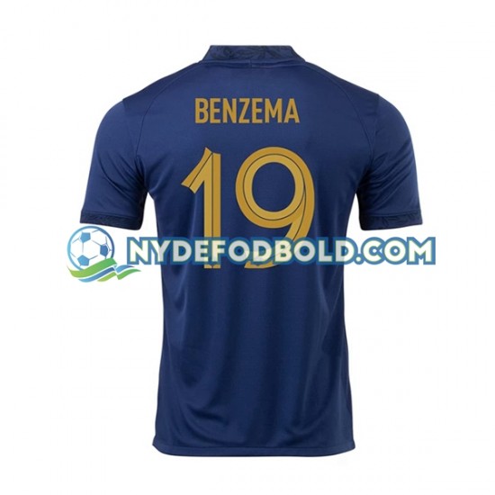 Hjemmebane Trøje Frankrig Benzema 19 World Cup 2022 K/Æ Mænd
