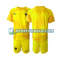 3. Valg Trøje Frankrig Målmand World Cup 2022 K/Æ Børn(+Shorts)