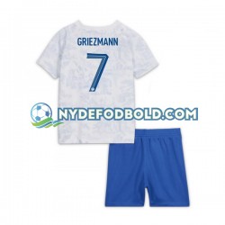 Udebane Trøje Frankrig Griezmann 7 World Cup 2022 K/Æ Børn(+Shorts)
