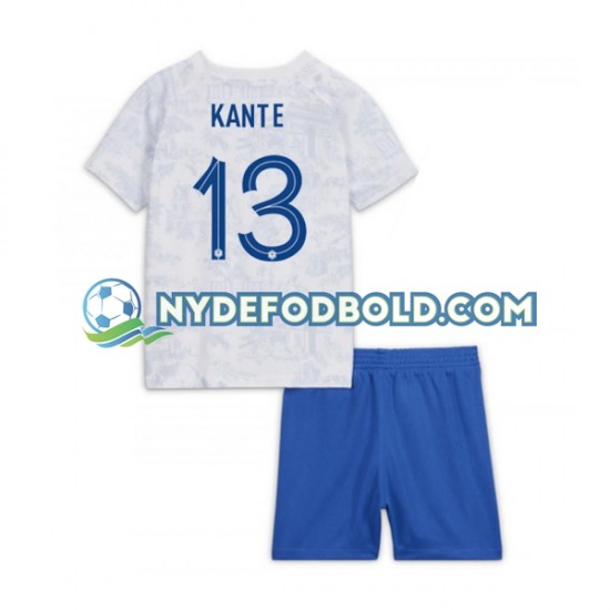 Udebane Trøje Frankrig Kante 13 World Cup 2022 K/Æ Børn(+Shorts)