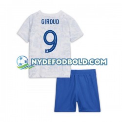 Udebane Trøje Frankrig Olivier Giroud 9 World Cup 2022 K/Æ Børn(+Shorts)