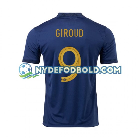 Hjemmebane Trøje Frankrig Olivier Giroud 9 World Cup 2022 K/Æ Mænd