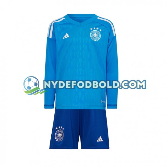 Hjemmebane Trøje Tyskland Målmand World Cup 2022 L/Æ Børn(+Shorts)