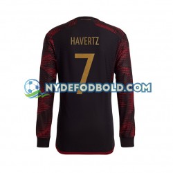 Udebane Trøje Tyskland Havertz 7 World Cup 2022 L/Æ Mænd