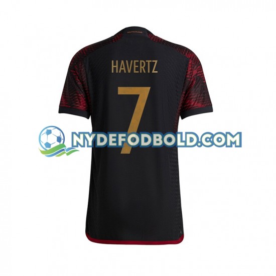 Udebane Trøje Tyskland Havertz 7 World Cup 2022 K/Æ Mænd