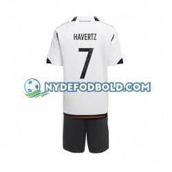 Hjemmebane Trøje Tyskland Havertz 7 World Cup 2022 K/Æ Børn(+Shorts)