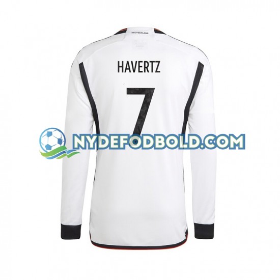 Hjemmebane Trøje Tyskland Havertz 7 World Cup 2022 L/Æ Mænd