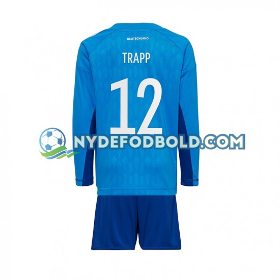 Hjemmebane Trøje Tyskland Målmand TRAPP 12 World Cup 2022 L/Æ Børn(+Shorts)