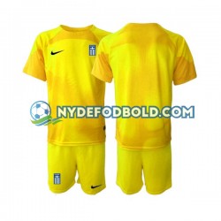 Hjemmebane Trøje Grækenland Målmand 2023 K/Æ Børn(+Shorts)