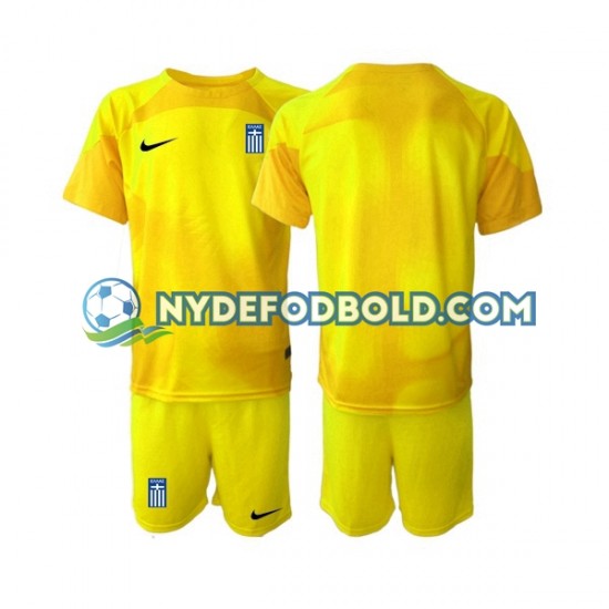 Hjemmebane Trøje Grækenland Målmand 2023 K/Æ Børn(+Shorts)