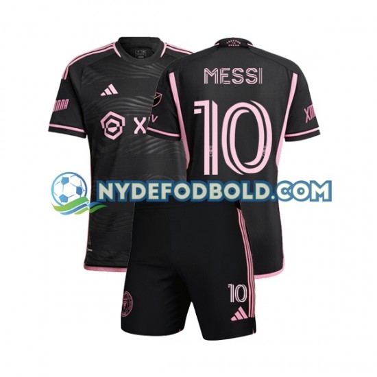 Udebane Trøje Inter Miami Lionel Messi 10 2023 K/Æ Børn(+Shorts)