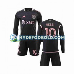 Udebane Trøje Inter Miami Lionel Messi 10 2023-2024 L/Æ Børn(+Shorts)