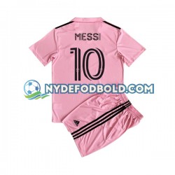 Hjemmebane Trøje Inter Miami Lionel Messi 10 2023 K/Æ Børn(+Shorts)