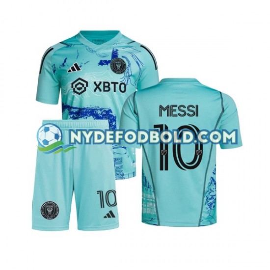 Hjemmebane Trøje Inter Miami Lionel Messi 10 Special 2023-2024 K/Æ Børn(+Shorts)