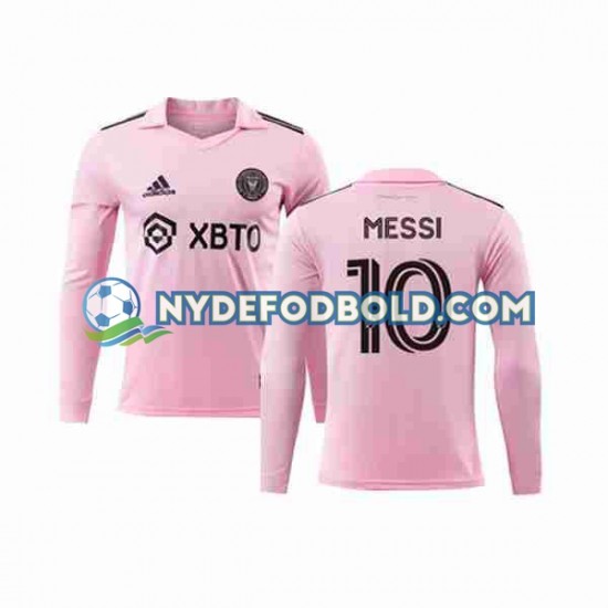 Hjemmebane Trøje Inter Miami Lionel Messi 10 2023-2024 L/Æ Mænd