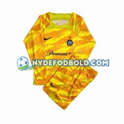 Hjemmebane Trøje Inter Milan Målmand 2023-2024 L/Æ Børn(+Shorts)