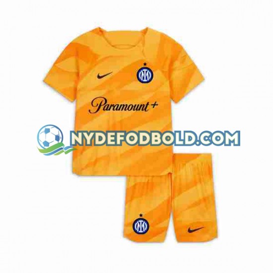 Hjemmebane Trøje Inter Milan Målmand 2023-2024 K/Æ Børn(+Shorts)