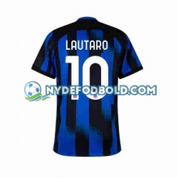 Hjemmebane Trøje Inter Milan Lautaro Martinez 10 2023-2024 K/Æ Mænd