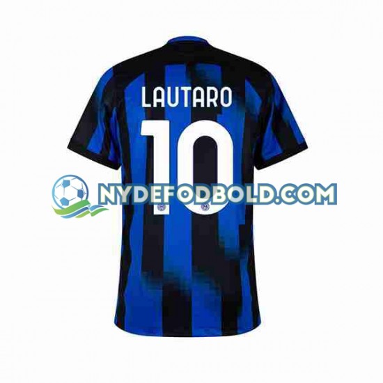 Hjemmebane Trøje Inter Milan Lautaro Martinez 10 2023-2024 K/Æ Mænd