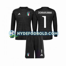 Udebane Trøje Italien Målmand Donnarumma 1 2023 L/Æ Børn(+Shorts)