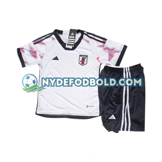 Udebane Trøje Japan World Cup 2022 K/Æ Børn(+Shorts)