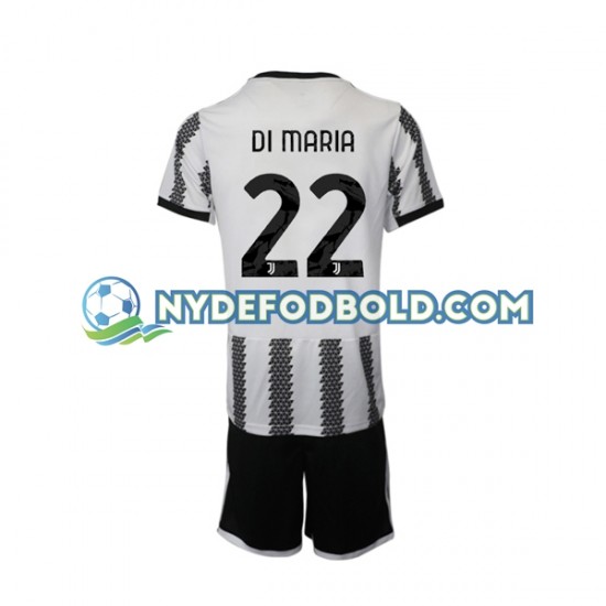 Hjemmebane Trøje Juventus Di Maria 22 2022-2023 K/Æ Børn(+Shorts)