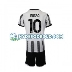 Hjemmebane Trøje Juventus Pogba 10 2022-2023 K/Æ Børn(+Shorts)