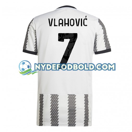 Hjemmebane Trøje Juventus Vlahovic 7 2022-2023 K/Æ Mænd