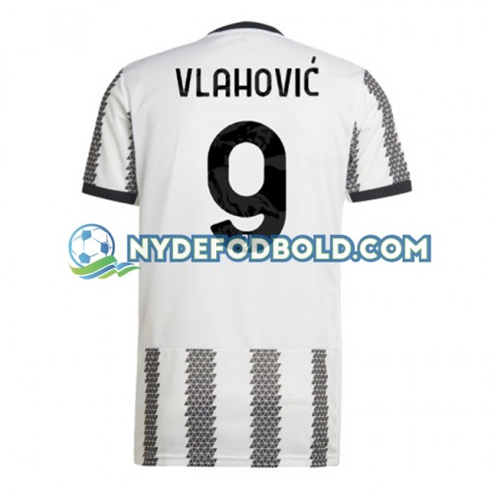 Hjemmebane Trøje Juventus Vlahovic 9 2022-2023 K/Æ Mænd