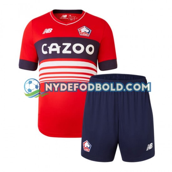 Hjemmebane Trøje LOSC Lille 2022-2023 K/Æ Børn(+Shorts)