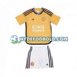 3. Valg Trøje Leicester City 2023-2024 K/Æ Børn(+Shorts)