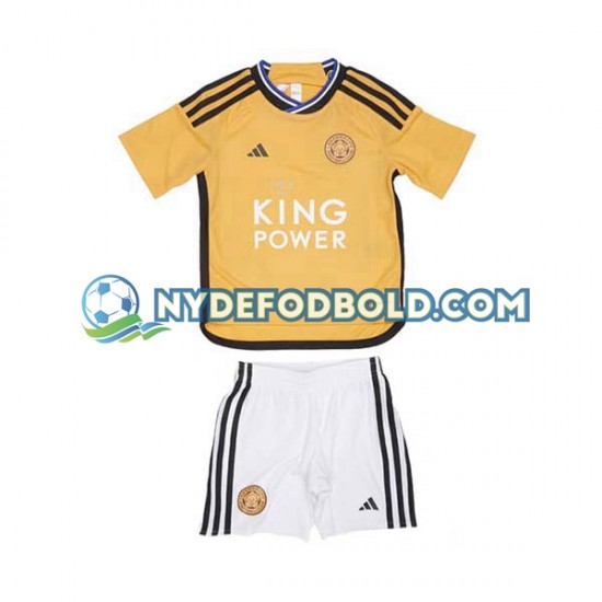 3. Valg Trøje Leicester City 2023-2024 K/Æ Børn(+Shorts)