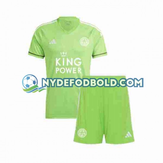 Udebane Trøje Leicester City Målmand 2023-2024 K/Æ Børn(+Shorts)