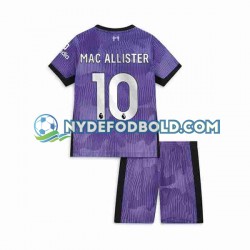 3. Valg Trøje Liverpool Alexis Mac Allister 10 2023-2024 K/Æ Børn(+Shorts)