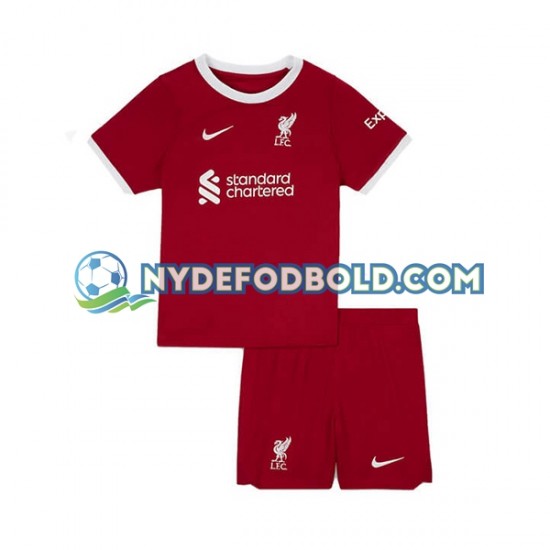 Hjemmebane Trøje Liverpool 2023-2024 K/Æ Børn(+Shorts)